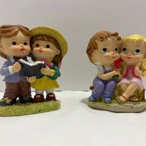 Small Kiddo Figurine Pair - Decorative